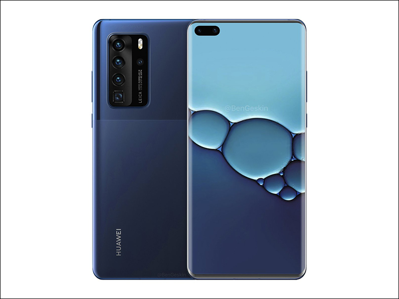 疑似華為 HUAWEI P40 Pro 實機在地鐵車廂被捕獲，配備雙挖孔瀑布全螢幕 - 電腦王阿達