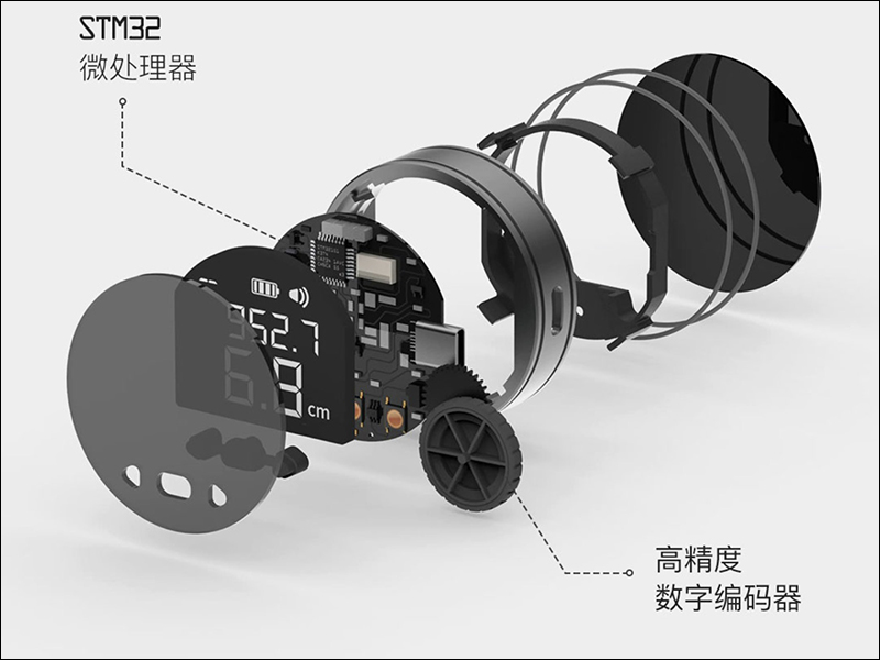 小米有品杜克小Q電子尺 推出：超好玩的測量神器，直線、曲線、圓柱、不規則物體均可測量！ - 電腦王阿達