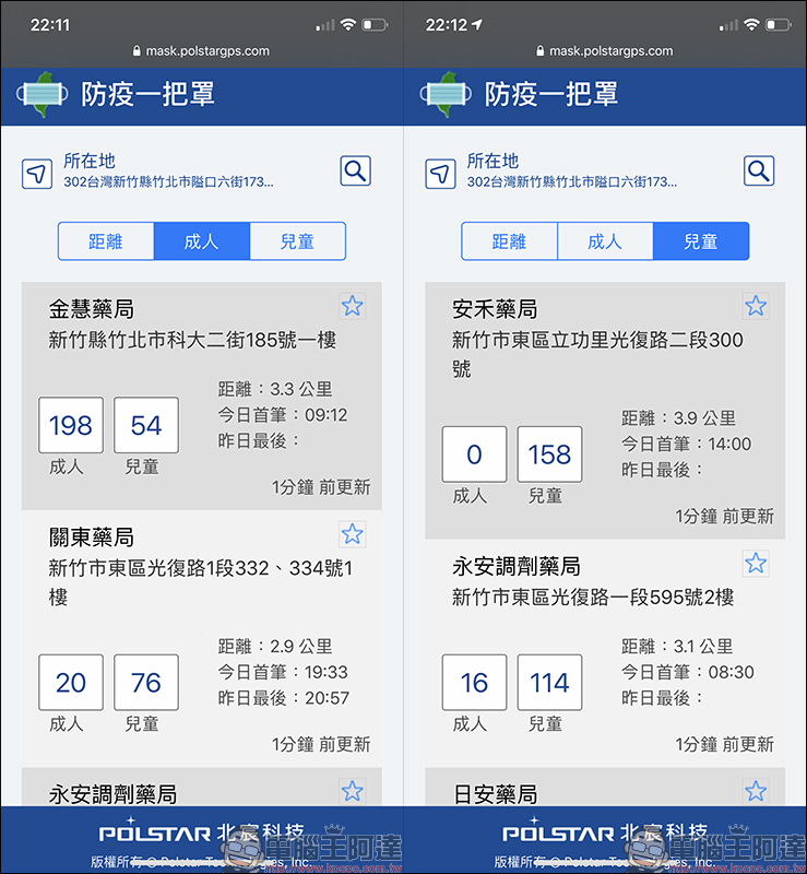 防疫一把罩 ：超好用口罩購買查詢工具，即時成人、兒童口罩剩餘數量一目了然 - 電腦王阿達