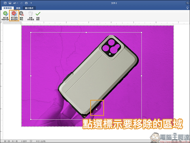 Word 也能為圖片去背！簡單幾步驟，輕鬆完成圖片自動去背（教學） - 電腦王阿達