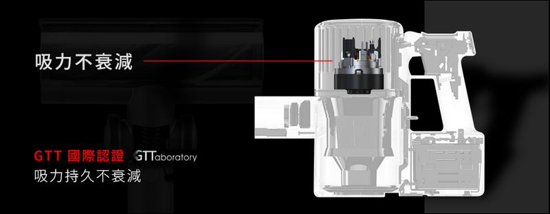 挑戰吸塵器龍頭霸主！石頭 H6 手持無線吸塵器 開箱，獲Airmid、GTT吸力永不衰退雙認證、平均吸力150AW - 電腦王阿達