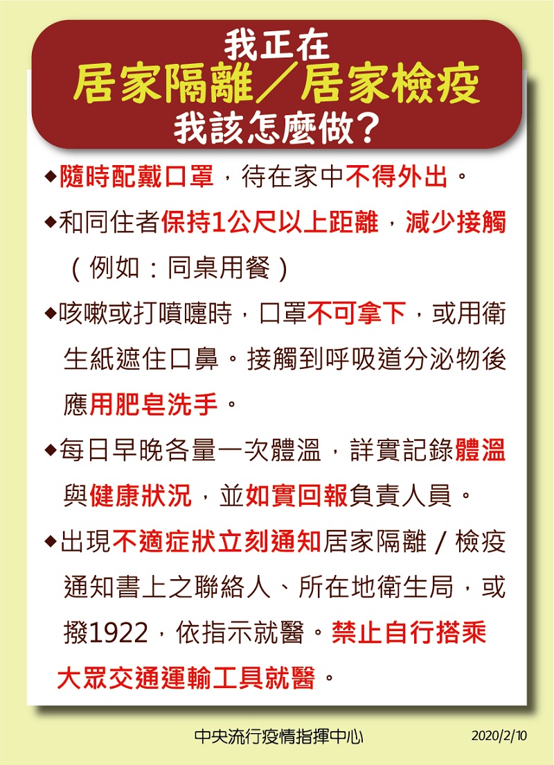 武漢肺炎「具感染風險民眾追蹤管理機制」彙整 了解哪些人該做哪些防疫管理 - 電腦王阿達