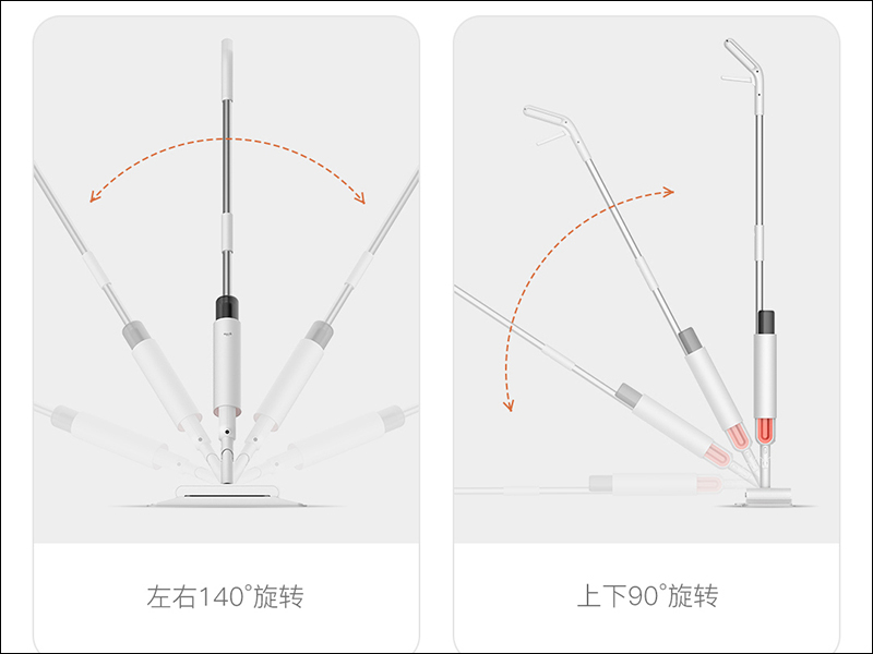 小米有品推出德爾瑪多用掃拖一體機：掃地不揚塵、拖地無髒水，眾籌價僅約 426 元 - 電腦王阿達