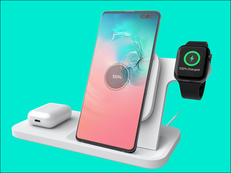 羅技 Logitech 推出三合一無線充電器，可同時為iPhone 、AirPods 、Apple Watch 充電 - 電腦王阿達