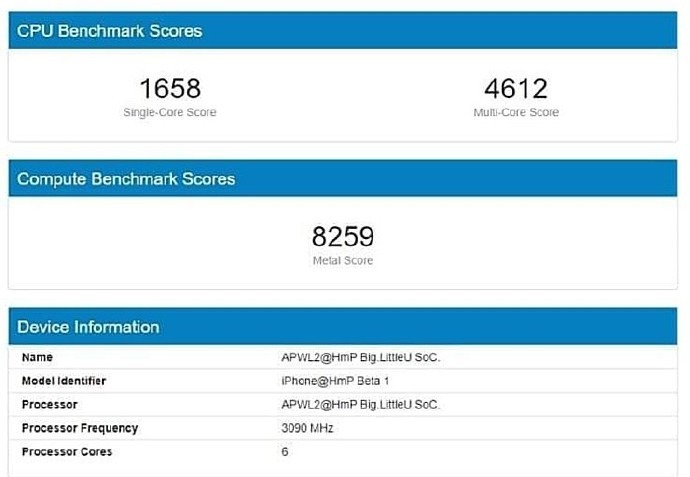 疑似 iPhone 12 （5G？）跑分流出，A14 效能狂到沒話說 - 電腦王阿達