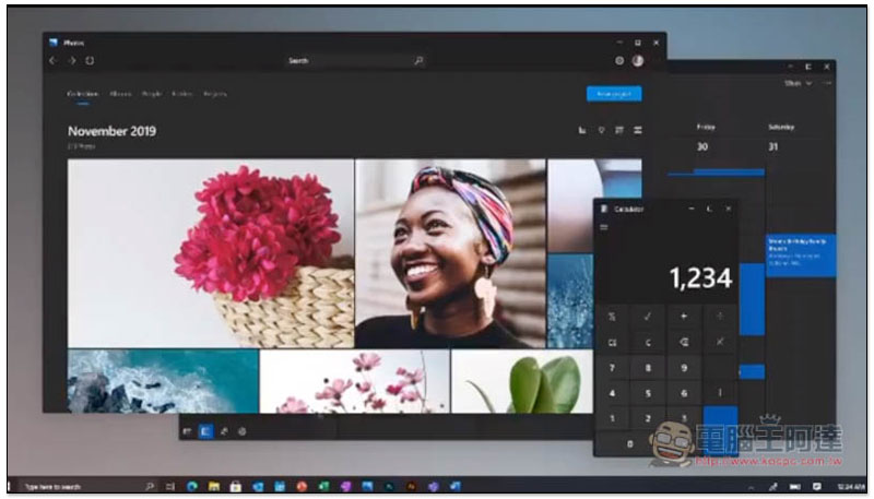 Surface 之父展示了 Windows 10 全新設計的 UI 介面 - 電腦王阿達