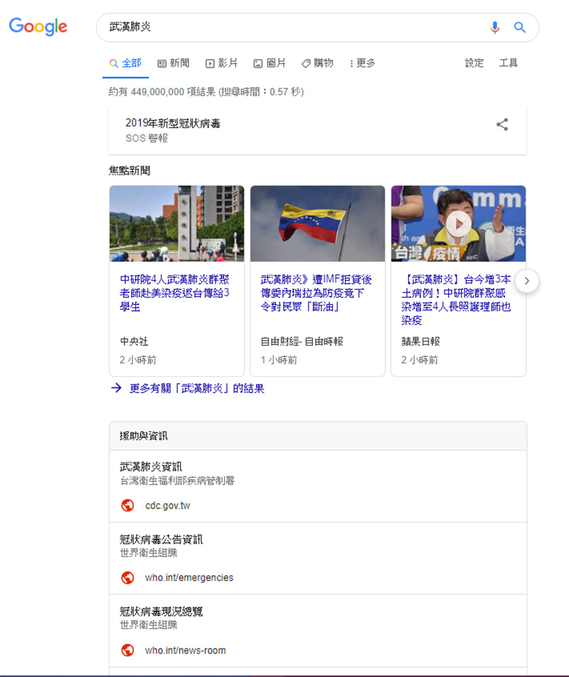 Google 武漢肺炎網站與增強搜尋上線，內容囊擴知識、衛教、數據與幫助資源 - 電腦王阿達