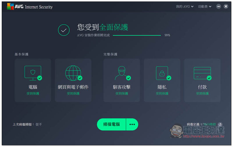 AVG Internet Security 2020 專業安全防護、防毒軟體限免下載！現省最多超過萬元 - 電腦王阿達