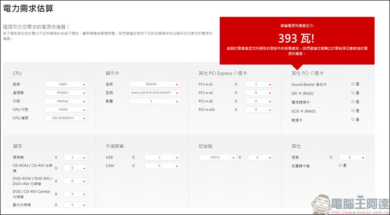 不知道組電腦該用多大的電供嗎?就讓微星來幫幫你 - 電腦王阿達