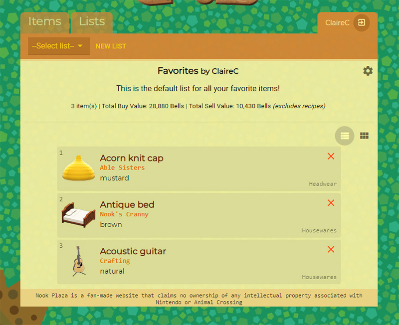 《集合啦！動物森友會》物品目錄「Nook Plaza」，收集者必備工具網站 - 電腦王阿達
