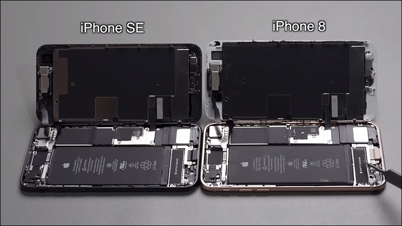 iPhone SE （第 2 代）實機拆解影片，意外發現大多數零件與 iPhone 8 都能互相通用 - 電腦王阿達