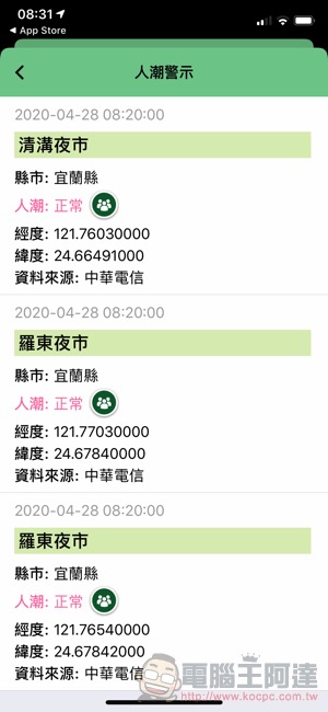 「 高速公路1968 app 」新增人潮警示功能，假日躲人潮靠它了！ - 電腦王阿達