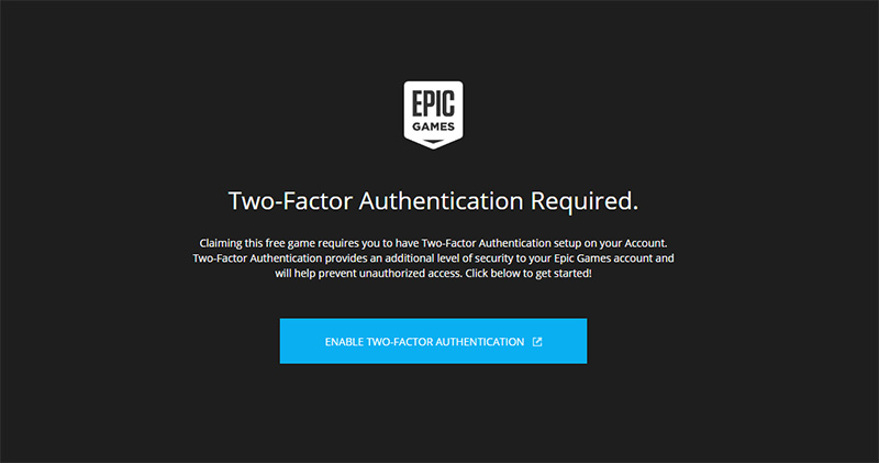 Epic Games Store 開始要求會員需啟用兩階段驗證才能領取免費遊戲（內含啟用教學） - 電腦王阿達