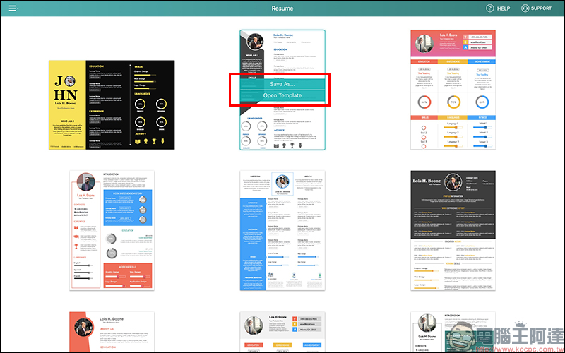 Resume CV Templates for Pages 專業履歷表範本 Mac App 限時免費（原價 300 元） - 電腦王阿達