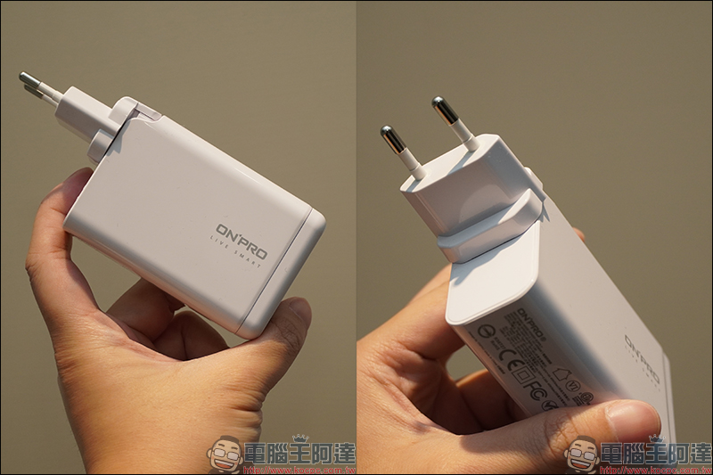 ONPRO UC-PD60W 3 孔萬國急速 USB 充電器開箱：支援 PD 60W 快充，可充筆電、Switch 等裝置，附多國轉接插頭，出國旅行充電更便利！ - 電腦王阿達