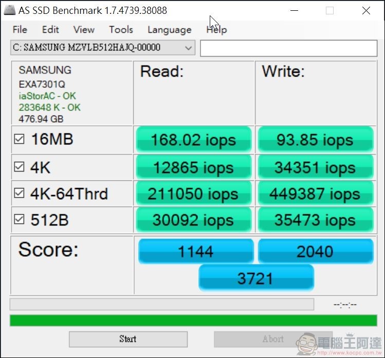 ASUS ExpertBook B9450FA 效能測試 - 16