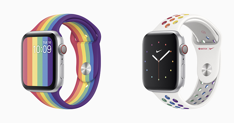 Apple Watch 再推彩虹版錶帶並帶來新錶面 ，期望為 LGBTQ 提供助力 - 電腦王阿達