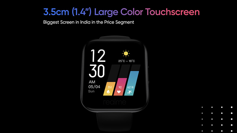 realme 品牌首款智慧手錶 realme Watch 將於 5/25 印度發表，後續也將在台上市 - 電腦王阿達