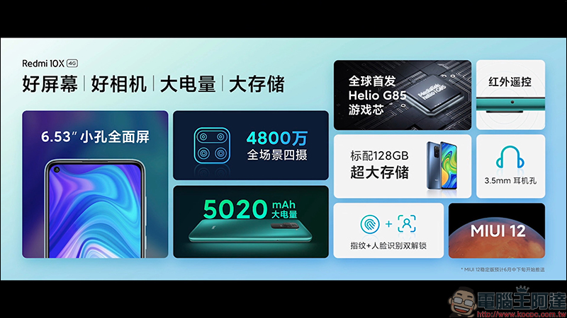 紅米 Redmi 發表中高階新機 Redmi 10X 系列，首搭載聯發科天璣820處理器、首批支持雙5G待機，售價約 6,733 元起 - 電腦王阿達