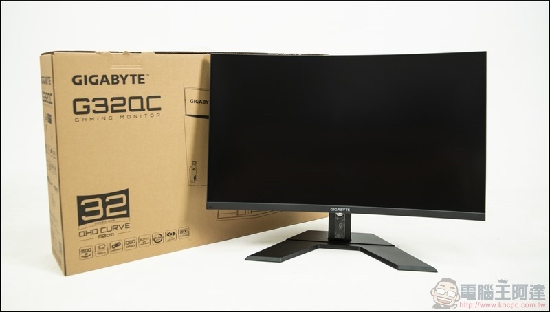 GIGABYTE G32QC 曲面電競螢幕開箱 - 10