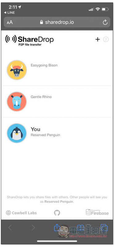 ShareDrop 免安裝、打開瀏覽器就能傳檔、分享檔案給別人，採點對點傳輸技術 - 電腦王阿達