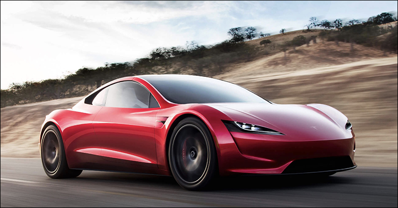 Tesla Roadster 2 如果掛上 SpaceX 火箭推進器加速有多快？ 0-96km/h 只要約 1.1 秒 - 電腦王阿達