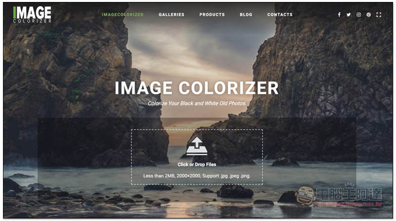 IMAGE COLORIZER 利用 AI 技術自動上色你的黑白照，完全免費，效果還很不錯 - 電腦王阿達