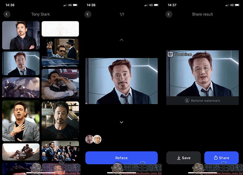 Doublicat 換臉產生器 App：快速產生專屬 GIF 迷因動圖 - 電腦王阿達