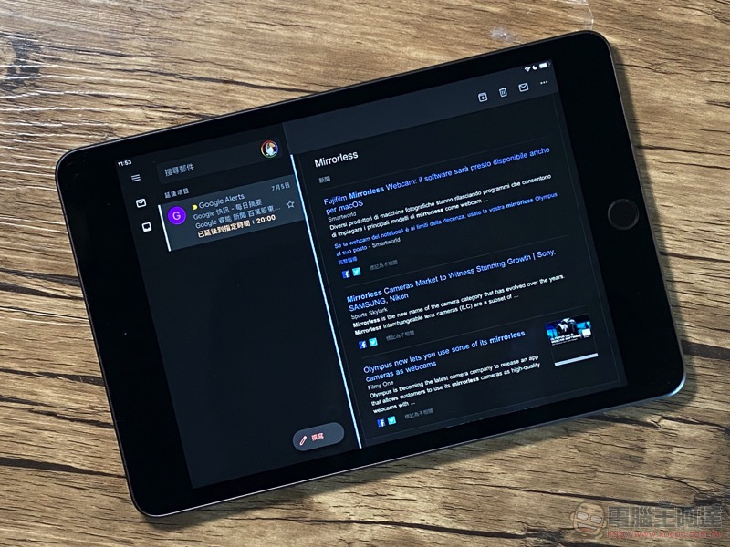 Gmail 終於支援 iPadOS 分割視窗 ，可以邊回信邊看片（？）了 - 電腦王阿達