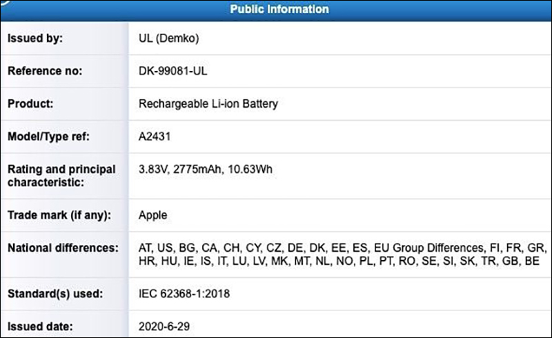 iPhone 12 全系列電池通過認證，電池容量較 iPhone 11 系列略縮水 - 電腦王阿達