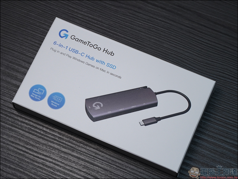 GameToGo Hub 多功能轉接器開箱動手玩：內建 SSD 固態儲存、讓 Mac 變身 Windows 電腦，能裝 Office 也能玩英雄聯盟！（同場加映：GameToGo 2 系列同步登場，速度更快、散熱更佳！） - 電腦王阿達