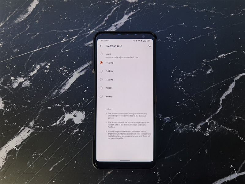 外媒測試發現 ROG Phone 3 內含隱藏版 160Hz 更新率 - 電腦王阿達