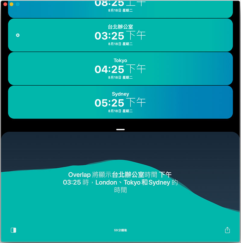 時差換算苦手？「Overlap」跨越多時區尋找最適合的通訊時間 - 電腦王阿達