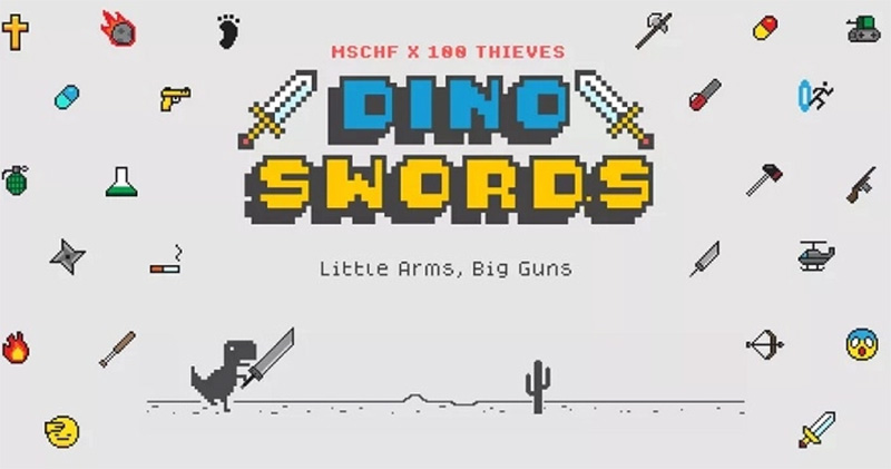 改編版斷線小恐龍遊戲《Dino Swords》，既然可以砍碎何必費力跳躍？ - 電腦王阿達