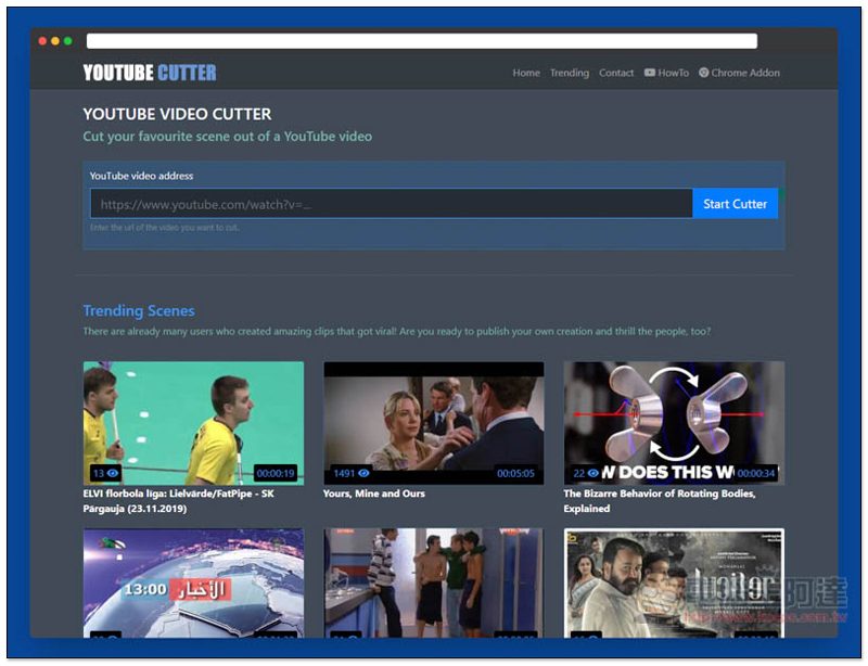 YouTube Cutter 線上剪輯你想保留的 YouTube 影片片段，下載成 MP4、MP3、GIF 格式 - 電腦王阿達