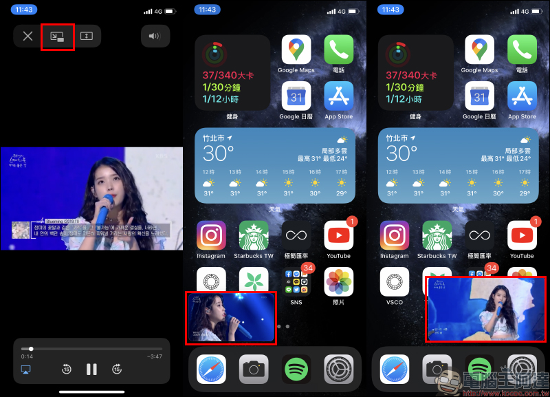 iOS 14 子母畫面播放 YouTube 影片教學， Facebook 等未支援子母畫面影片播放的 App 皆適用 - 電腦王阿達