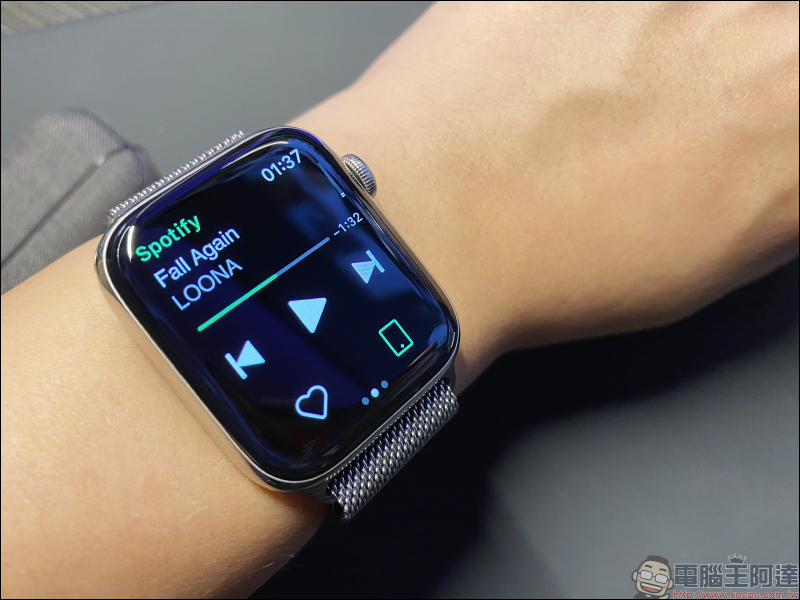 Apple Watch 開始支援 Spotify 串流音樂播放（操作動手玩） - 電腦王阿達