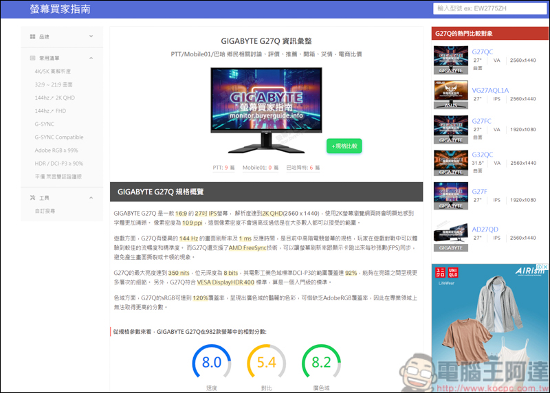 挑選電腦螢幕很困擾嗎?就讓螢幕買家指南幫你整理 - 電腦王阿達