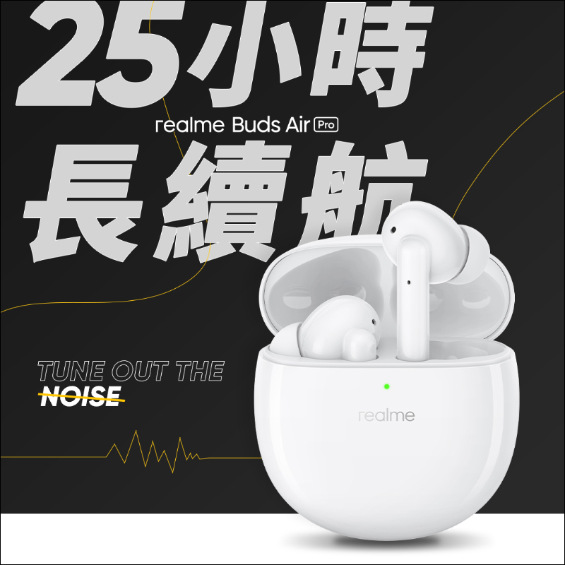 realme Buds Air Pro 主動式降噪真無線藍牙耳機將於 11/11 在台開賣，首賣日限定價 1,999 元 - 電腦王阿達