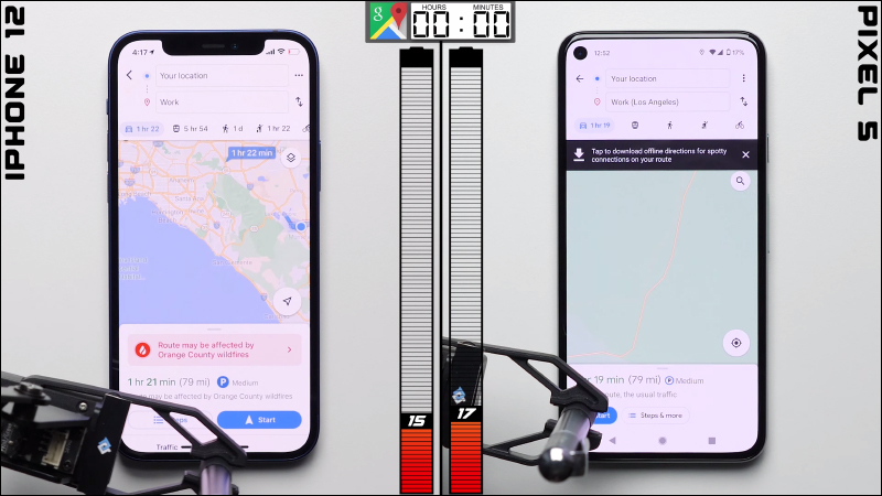 iPhone 12 對決 Google Pixel 5 電池續航測試，兩大陣營「親兒子」的 6 吋級距旗艦機，究竟誰輸誰贏？ - 電腦王阿達