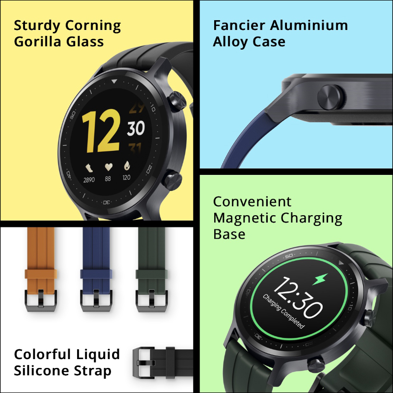 realme Watch S 海外發表：1.3 吋圓形錶盤螢幕、支持血氧與心率監測、IP68 防水與 15 天超長續航 - 電腦王阿達