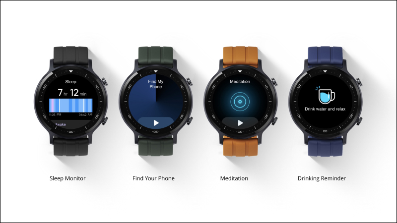 realme Watch S 海外發表：1.3 吋圓形錶盤螢幕、支持血氧與心率監測、IP68 防水與 15 天超長續航 - 電腦王阿達