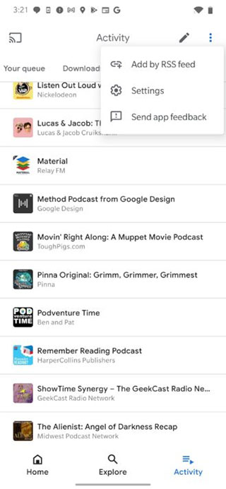 Google 播客應用將開放用戶透過 RSS 動態消息來添加內容 - 電腦王阿達