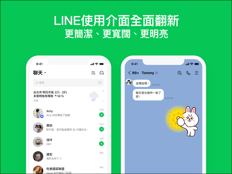 LINE 10.21.0 版本更新釋出：全新使用介面，更簡潔、遼闊、明亮 - 電腦王阿達