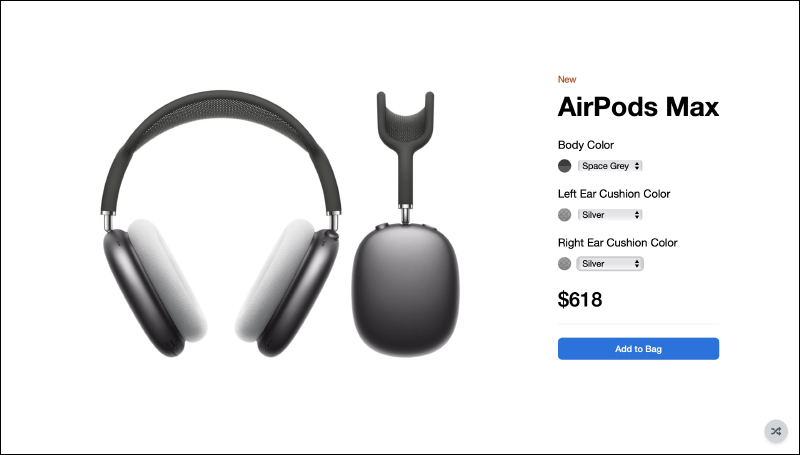 AirPods Max 各種顏色耳罩搭配看起來如何？試試這網站，自由搭配出個人專屬配色耳機 - 電腦王阿達