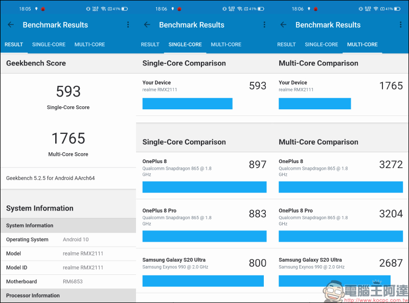 realme 7 5G 開箱動手玩｜天璣 800U 處理器、5G+5G 雙卡雙待、120Hz 更新率螢幕、5000mAh大電量與 30W Dart 閃充，萬元內 5G 超值選擇 - 電腦王阿達