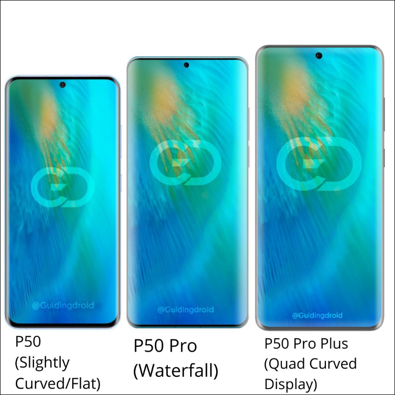 HUAWEI P50 疑似工程樣機曝光：配備徠卡五鏡頭主相機與中置挖孔全螢幕 - 電腦王阿達