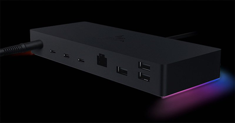 Razer 連 Thunderbolt 4 集線器也能走「電競風」（你懂得） - 電腦王阿達