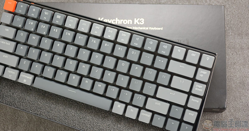 Keychron K3 75% 無線矮軸機械鍵盤開箱、動手玩，雙模四系統輕薄便攜第一名 - 電腦王阿達