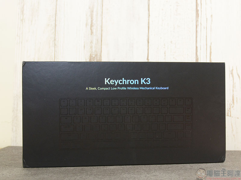 Keychron K3 75% 無線矮軸機械鍵盤開箱、動手玩，雙模四系統輕薄便攜第一名 - 電腦王阿達